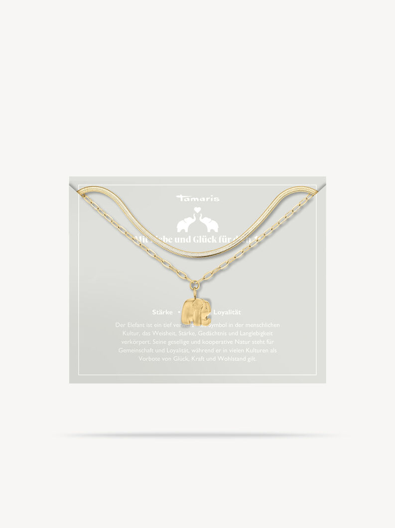 Necklace - gold, gold, hi-res