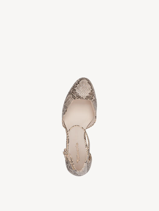 Pumps, BEIGE SNAKE, hi-res