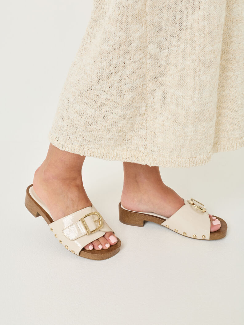 Pantolette - beige, IVORY, hi-res