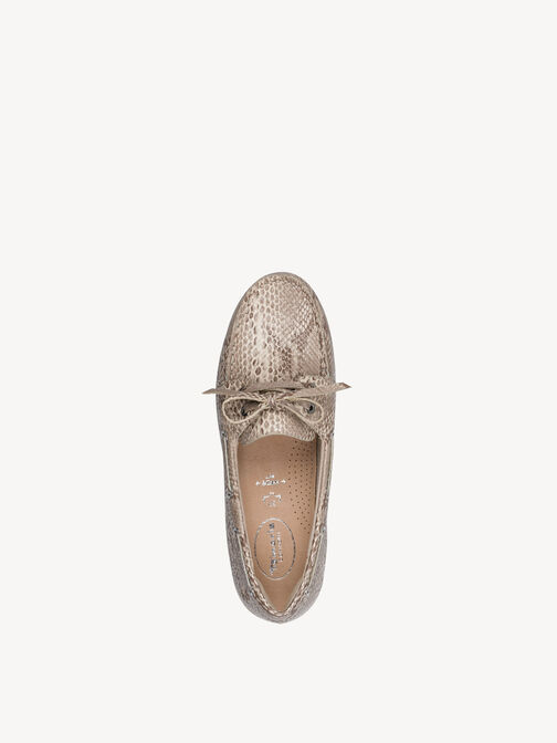 Moccassin, BEIGE SNAKE, hi-res