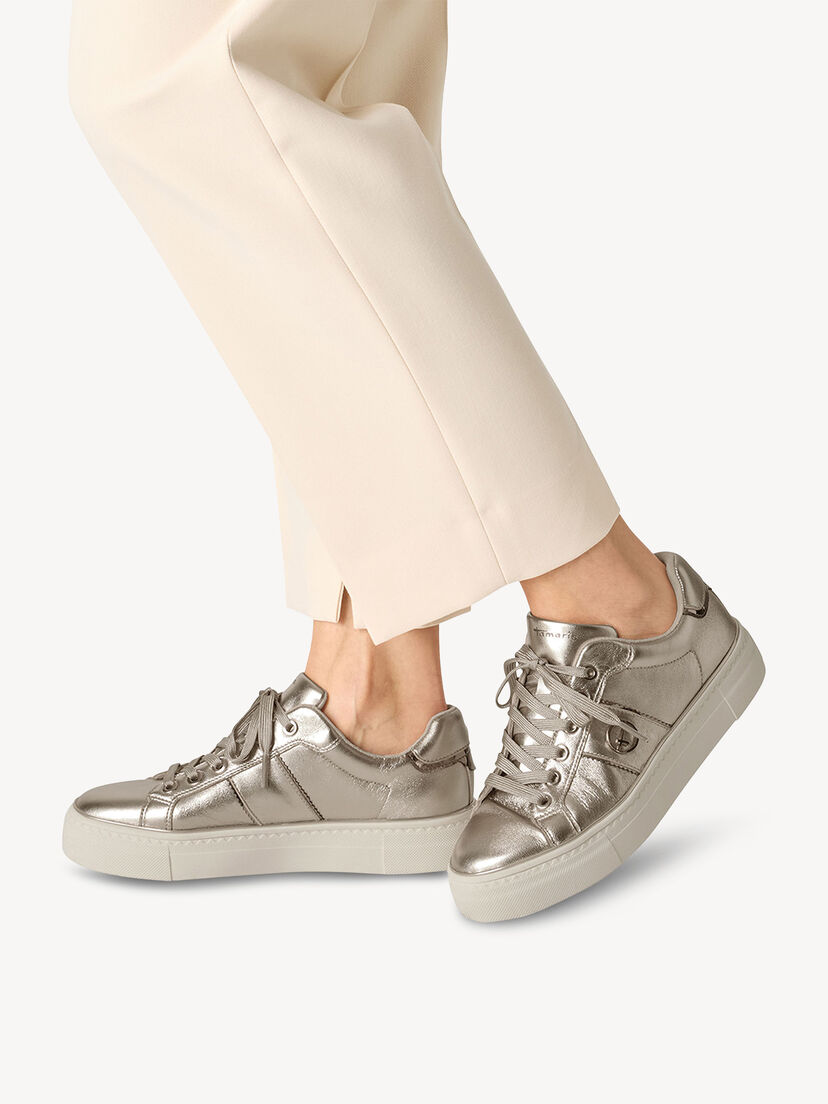 Sneaker - goud, LIGHT GOLD, hi-res
