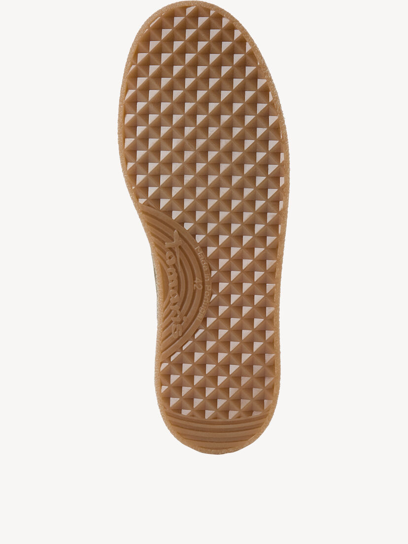 Leren Sneaker - groen, OLIVE, hi-res
