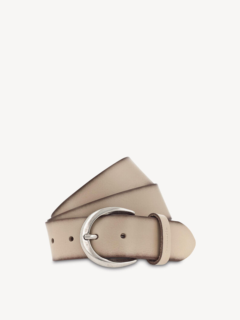 Lederg&uuml;rtel - beige, hellbeige, hi-res
