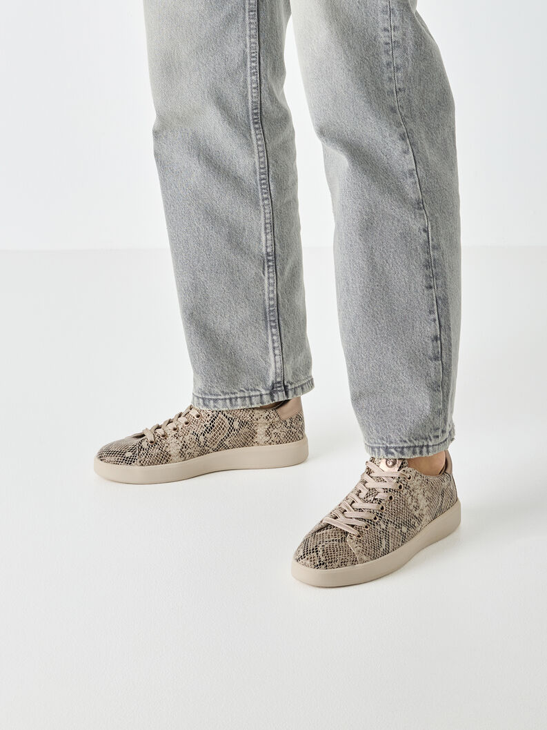 Basket - beige, BEIGE SNAKE, hi-res