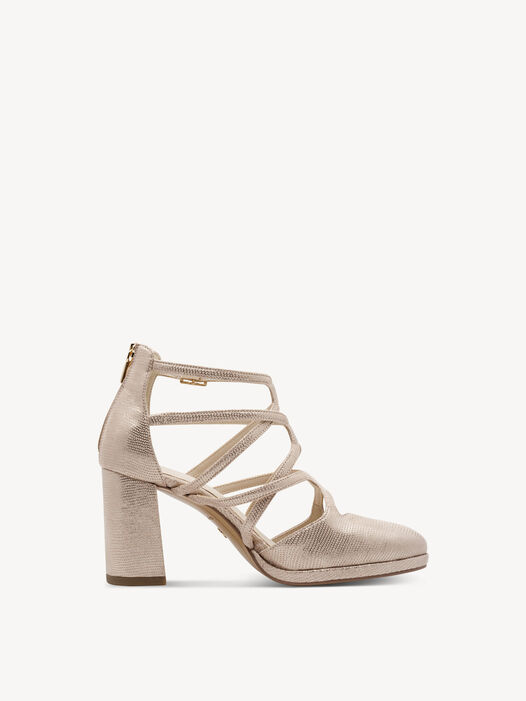 Pumps, LT GOLD STRUCT, hi-res