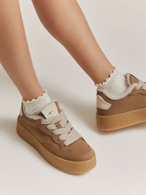 Basket, beige, hi-res