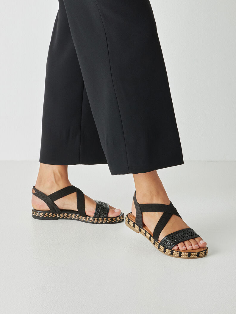 Sandale - schwarz, BLACK, hi-res