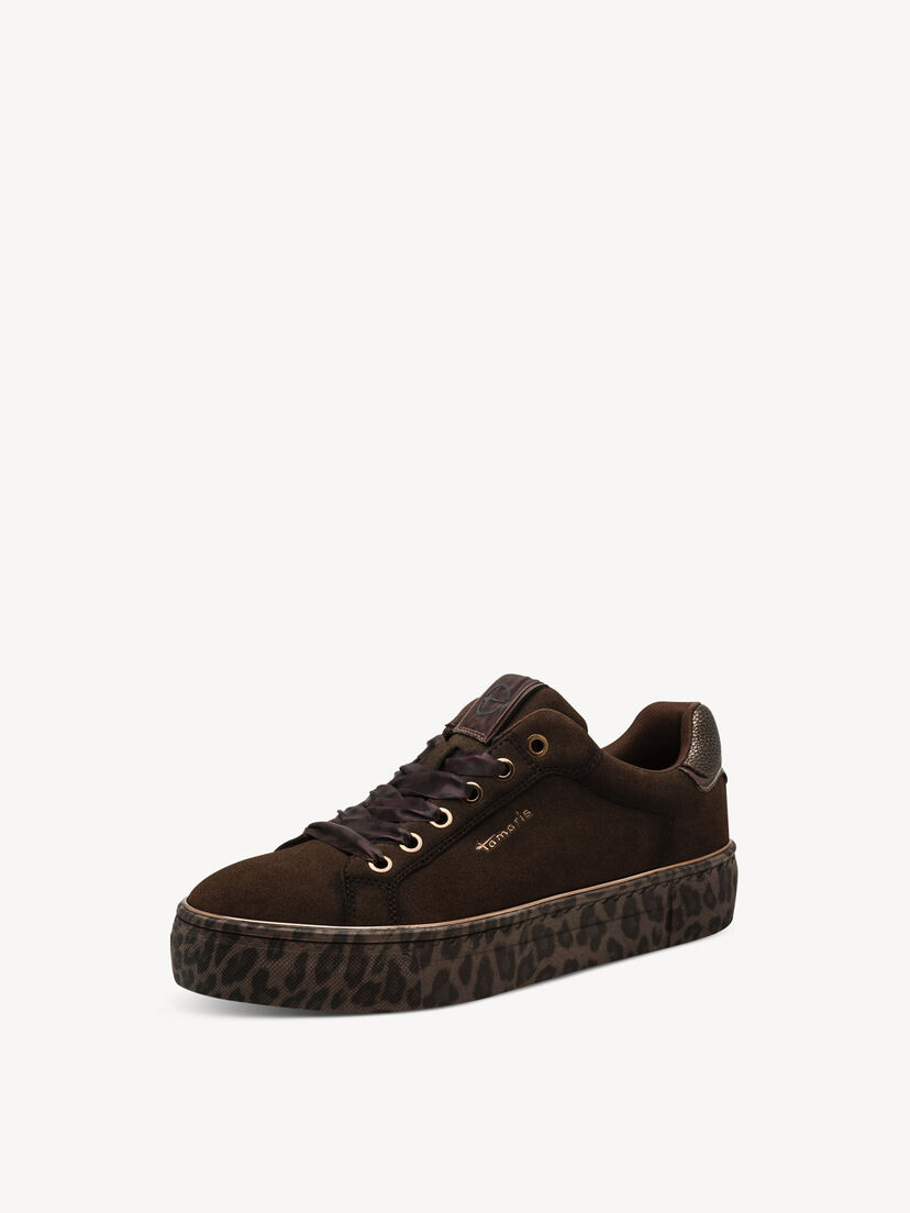 Sneaker - bruin, MOCCA/LEOPARD, hi-res