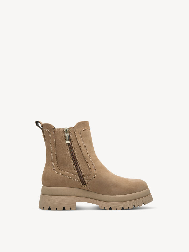 Bottine Chelsea en cuir - marron, 310, hi-res