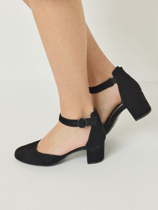 Decollet&eacute;, BLACK SUEDE, hi-res