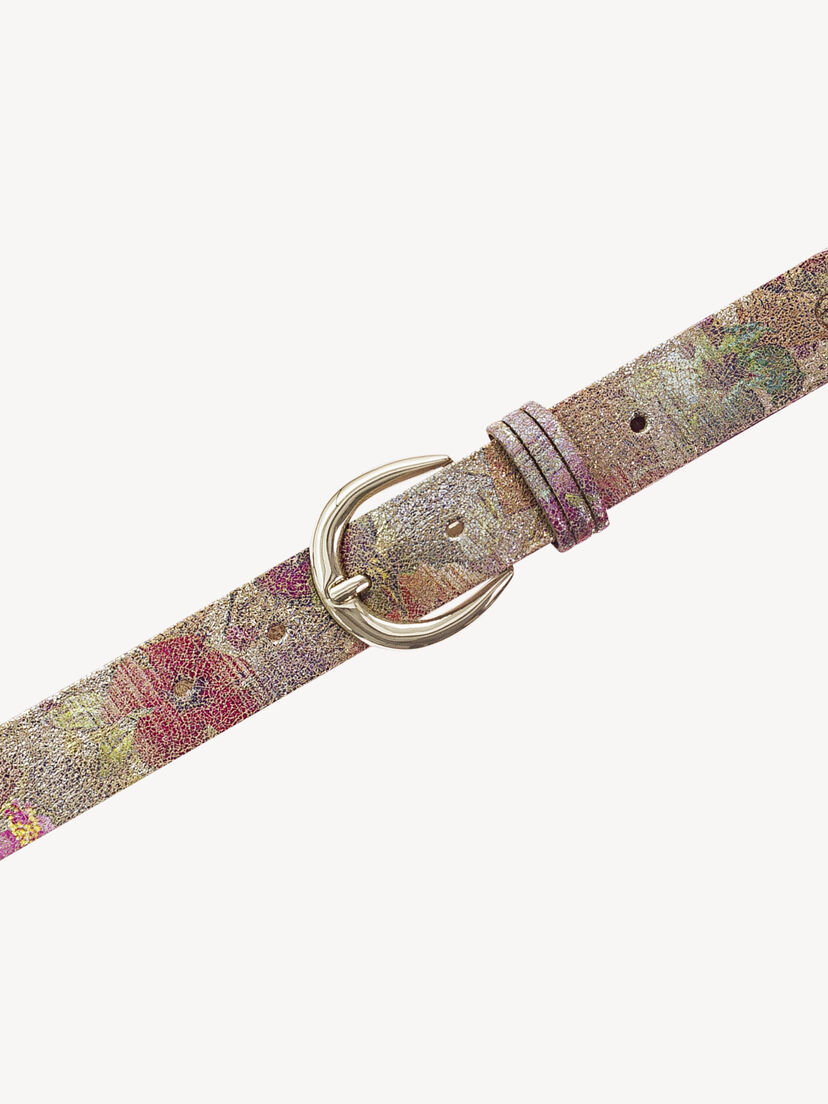 Leren Riem - multicolor, Multicolour-Gold, hi-res