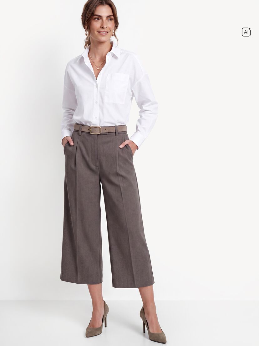 Leren Pumps - bruin, TAUPE SUEDE, hi-res
