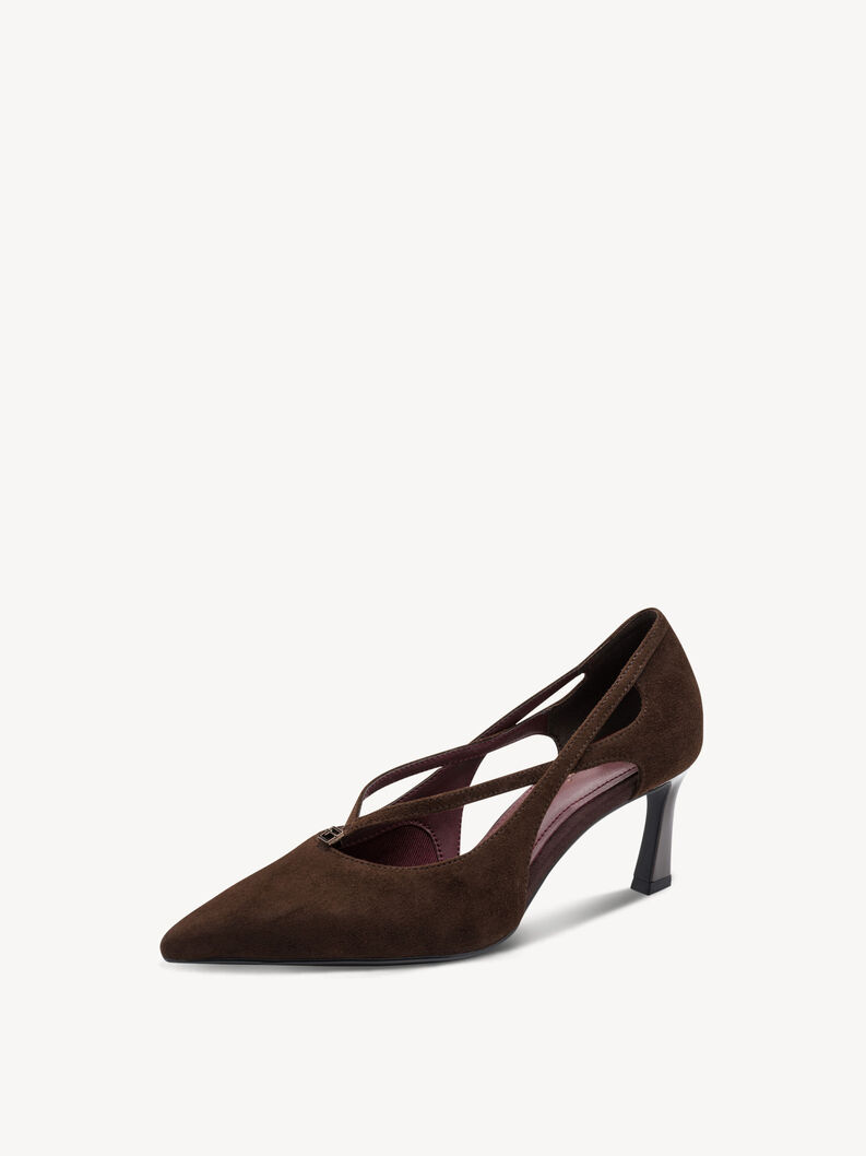 Leather Pumps - brown, MOCCA, hi-res
