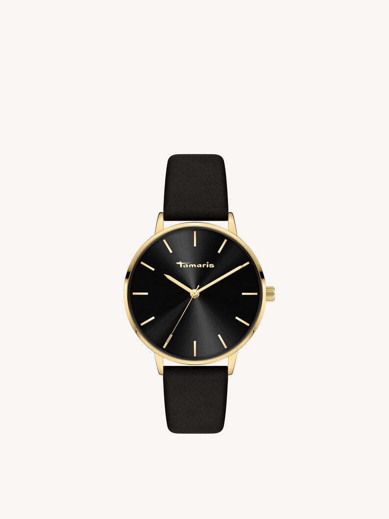 Horloge, zwart, hi-res
