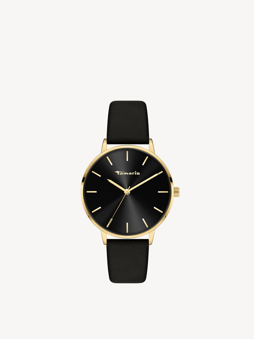 Horloge, zwart, hi-res