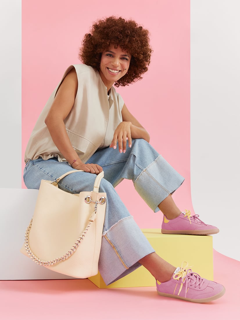 Look r&eacute;tro des baskets, , hi-res